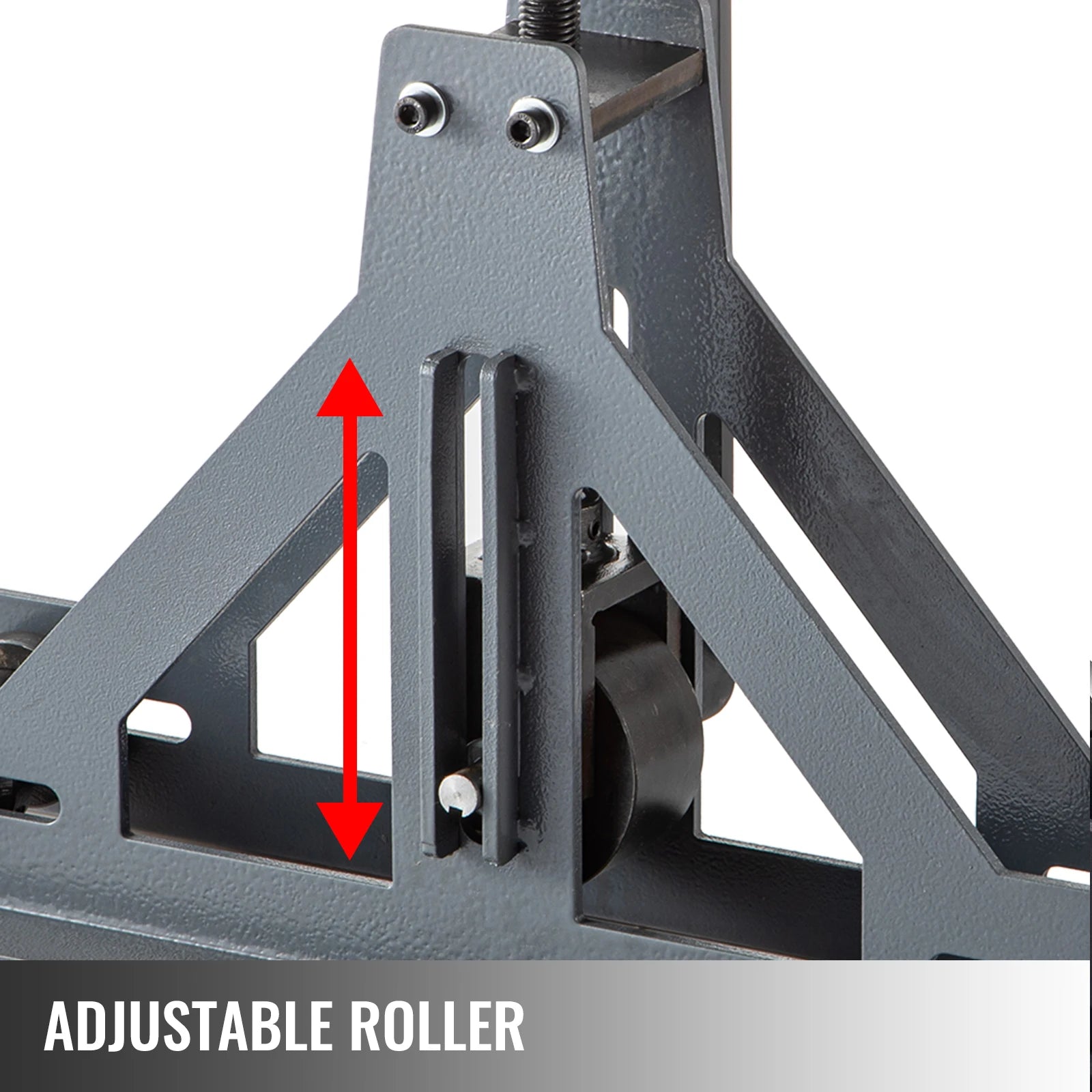 SucceBuy Manual Tube Roller Bender 1-1/2in For Mild Steel Cooper Adjustable Manual Square Rectangular Tube Bending Rolling Tool