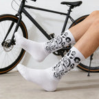 2026 BMAMBAS Anti Slip Silicone Summer Aero Socks Whiteline Cycling Socks Men Bicycle Sport Running Bike Socks Calcetines