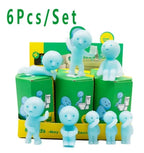 Surprise Gift blind box action figures Yoga Bedroom series multiple doll green noctilucent mysterious decoration model for toy