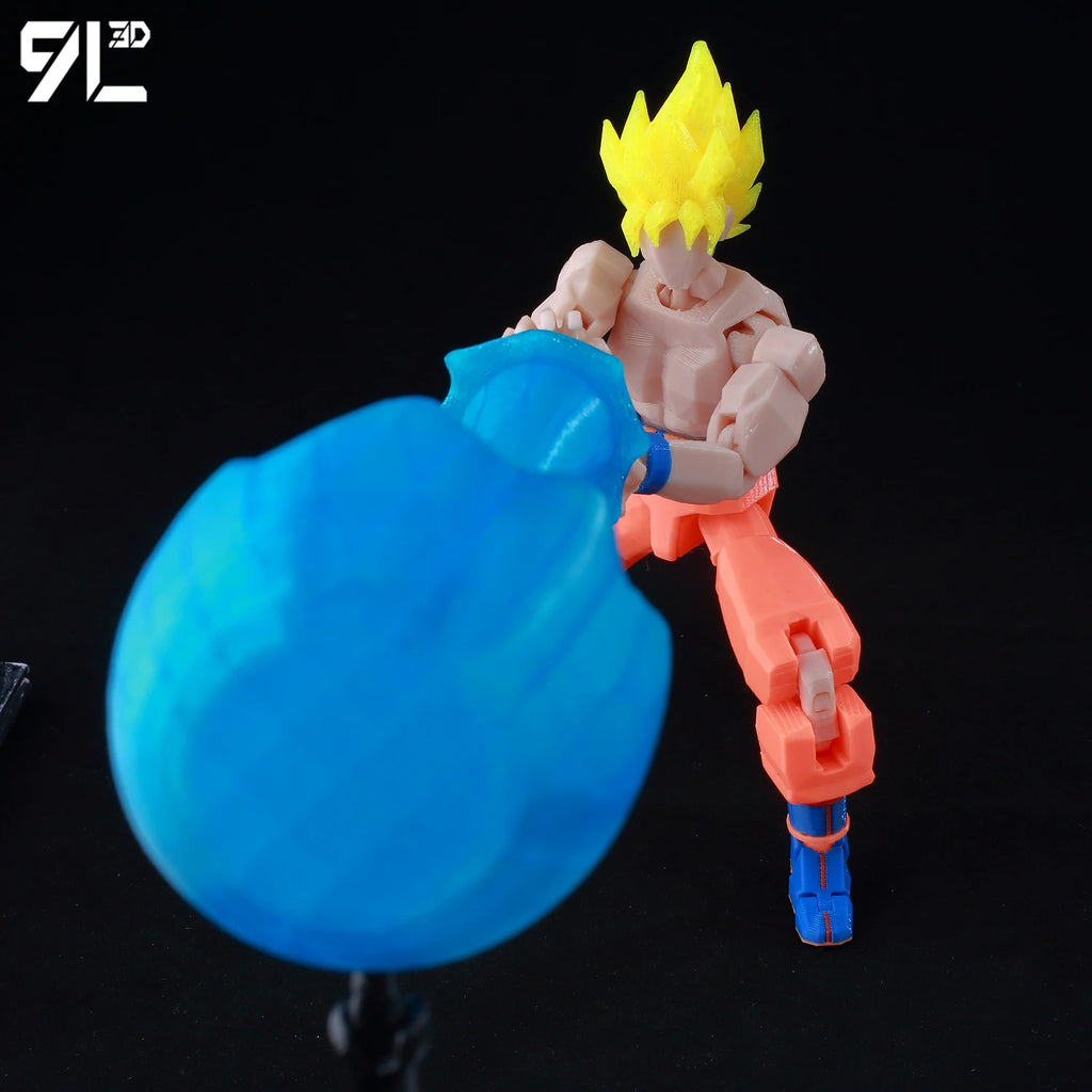 9L3D Printed Dragon Ball Son Goku Vegeta Beerus Frieza Anime Lucky13 Dummy13 Titan13 Action Figures Multi-Jointed Movable Toys