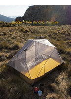 Naturehike Mongar UL 2 Tent 2 Person Backpacking Tent 20D Ultralight Travel Tent Waterproof Hiking Survival Outdoor Camping Tent