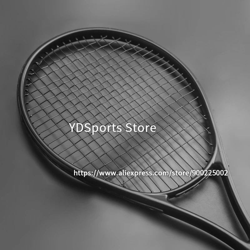 1pcs 27inch Technical Type Tennis Rackets Strung Carbon Aluminum Alloy Recreational Racquet Shockproof With Carry Bag For Adult