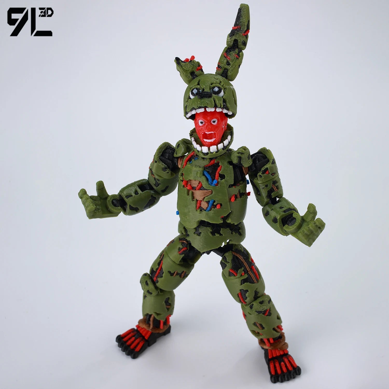 9L3D Printed FNAF Freddy Fazbear's Pizza Springtrap Toys Action Figures Anime Model Lucky13 Dummy13 Titan13 Ornaments Gifts