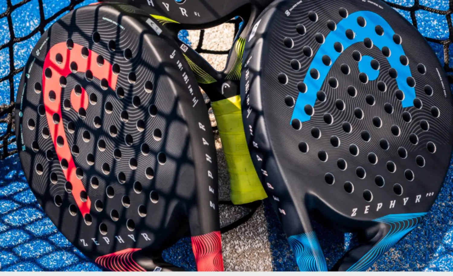 Genuine HEAD Tennis Padel Rackets ZEPHYR Series Carbon Fibre EVA Memory Flex Foam Core Padel Tennis Racquets Lightweight