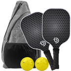 Pickleball Paddles Set-Graphite Carbon Fiber Usapa Approved Lightweight Racquets Set Indoor and Outdoor Exercise For All Ages