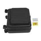 Carry on Luggage Scooter Suitcase Trolley Case 18"ABS Shell Cabin Luggage Front Open Compartment Multifunction Wheels Expandable