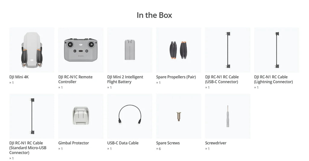 DJI Mini 4K Drone Camera 249g 3-Axis Gimbal Stabilization 10km Video Transmission Auto Return Resistance Long Battery Original C0