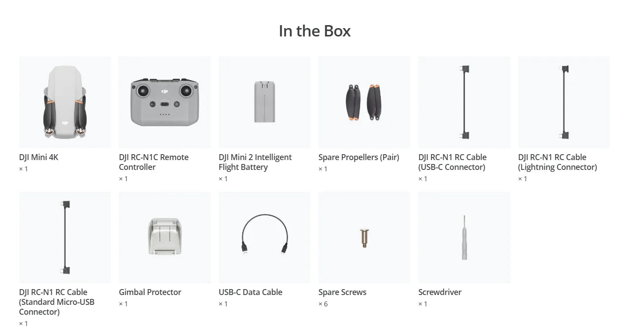 DJI Mini 4K Drone Camera 249g 3-Axis Gimbal Stabilization 10km Video Transmission Auto Return Resistance Long Battery Original C0