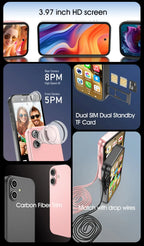UNIWA Q333 4G Full Bands MINI Smartphone Android 3GB+64GB Mobile Phone 2000mAh Face ID WhatsApp GPS Small Phone Support TF Card