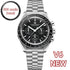 New PAGANI DESIGN Moon Men Watch Retro Luxury Quartz Watches For Men Stainless steel Sport waterproof Chronograph Man+With BOX