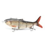 Automatic Swimbait Electric Robotic Fishing Lure 4-Segement Auto Multi Jointed Bait USB Rechargeable Wobbler Pesca Accessories