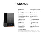 ANYCUBIC Photon Mono M7 Pro UV Resin 3D Printer 10'' 14K LCD 3D Printer With Automatic Resin Refill High Speed Printing