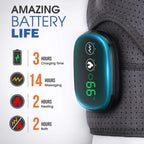 Electric Heating Shoulder Brace LED Display Vibration Shoulder Massage Support Belt Strap For Joint Brace Care Muscle Relaxation