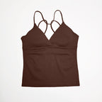NCLAGEN Vision Twist Front Longline Top Women's Seamless Thin Straps Yoga Gym Workout Vest Running Tank Tops Fitness Clothing