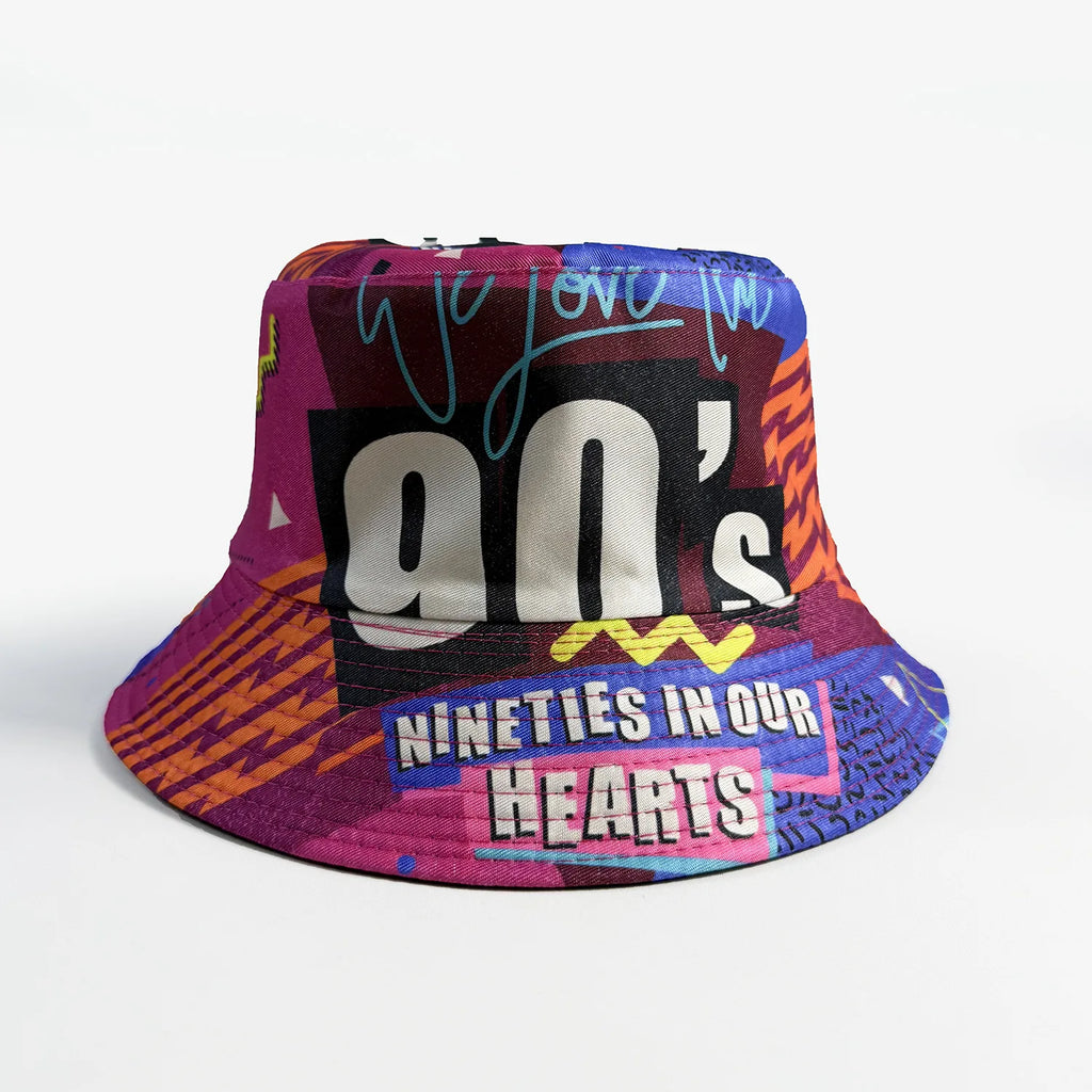 Classic Popular Funny Novelty 80S 90S Double-sided wear fisherman hat Outdoor Leisure Sunscreen Sun Hat Men Women bucket hats