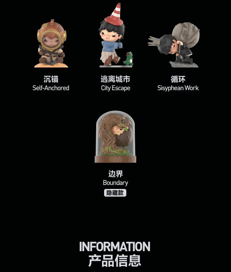 POP MART Hirono TAMED WILDGRASS Series Mystery Box Genuine Blind Box Guess Toys Bag Ornament Figurines Home Decor Desktop Dolls