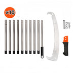 Extended double-hook aerial saw, multi-functional garden pruning saw, telescopic fruit tree pruning saw, garden pruning tool