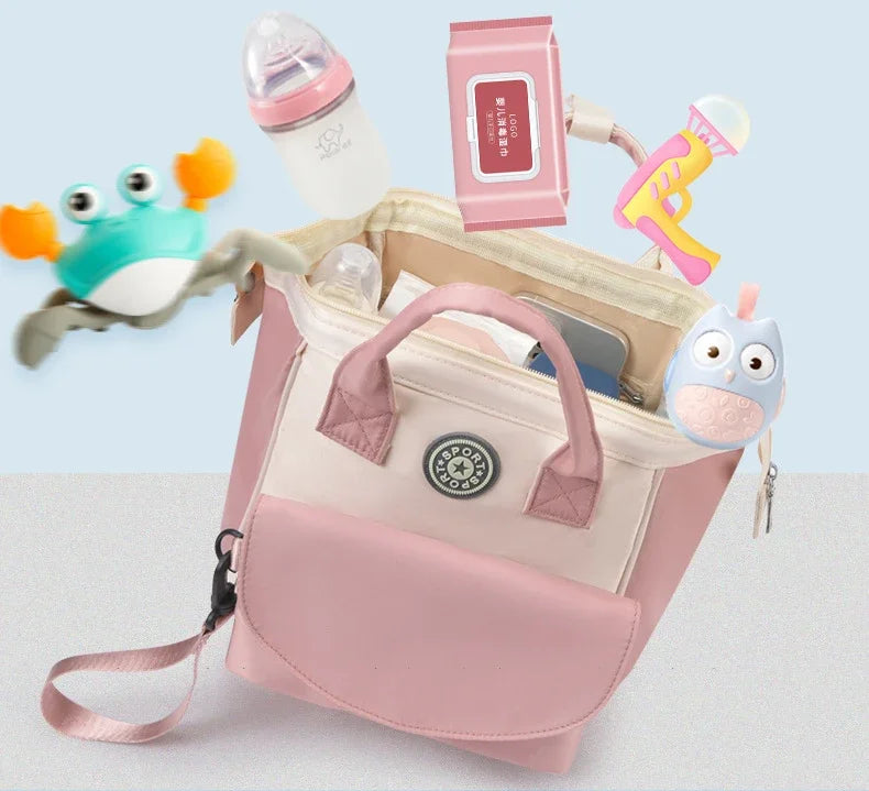 Waterproof Diaper Bag Large Capacity Mommy Travel Bag Multifunctional Maternity Mother Baby Stroller Bags Organizer Mummy Bag
