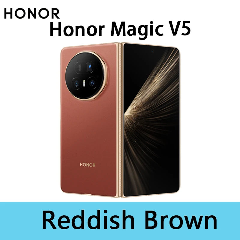 HONOR Magic V5 Global Version Original Snapdragon 8 Elite  5G Smartphone Dual HDR OLED Display 5820mAh 7.95" 66W SuperCharge