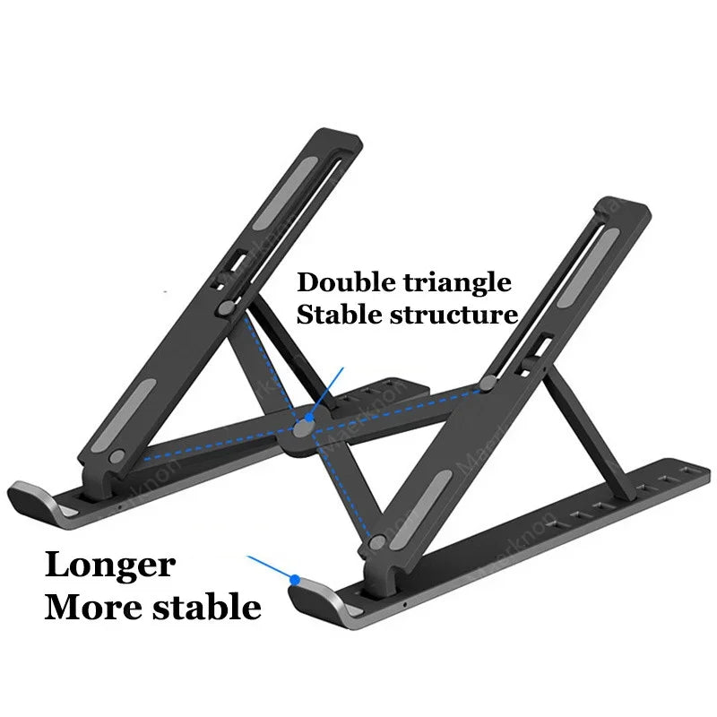 Foldable Laptop Stand Portable Adjustable Notebook Bracket Computer Monitor Holder For Macbook Air iPad Tablets Base Accessories