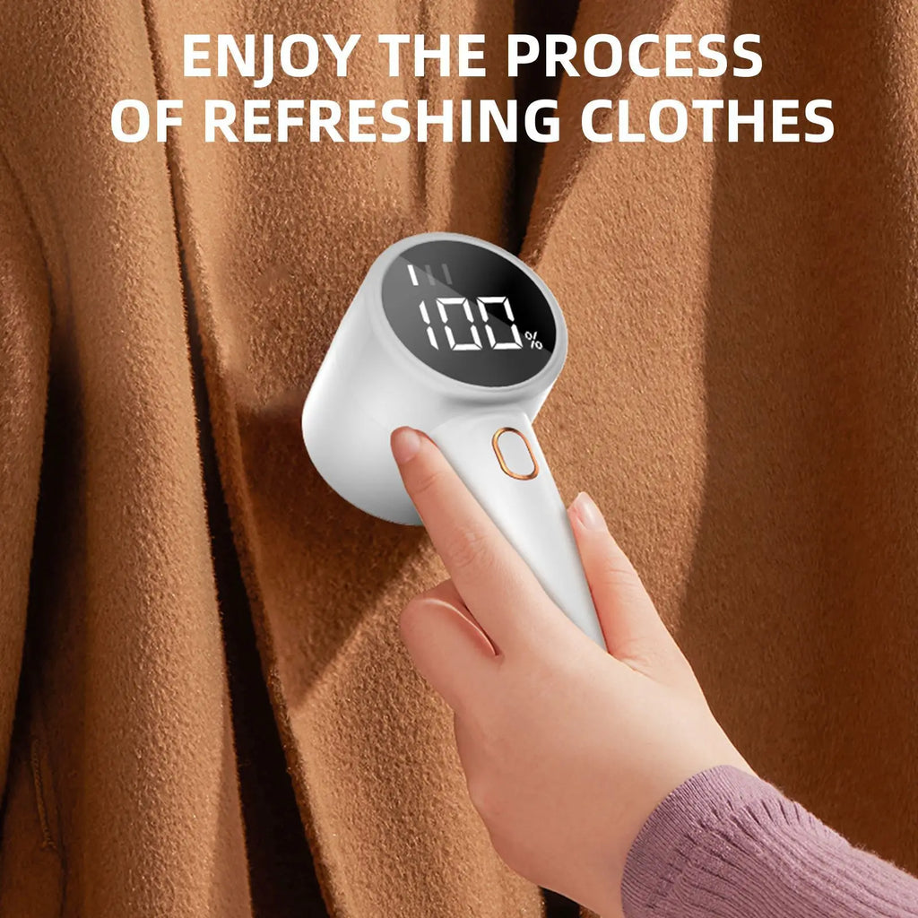 Electric Hair Ball Trimmer Household Clothes Shaver Rechargeable Portable LED Display Lint Remover for Clothing High-capacity