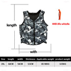 Neoprene life jacket the fishing vest water jacket sport adult children life vest clothes swim skating ski rescue boats drifting