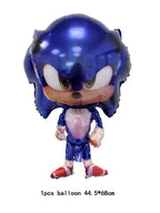 Sonic Birthday Party Decoration Game Hedgehog Balloons  Action Figure Party Paper Plate Towel Cup Tablecloth Toy Kid Gifts