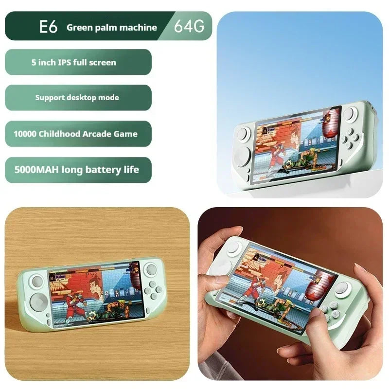 E6 Handheld Gaming Machine Compete With The New Large 3d Gaming Handheld Console 5-Inch Large Screen Portable Gaming Console