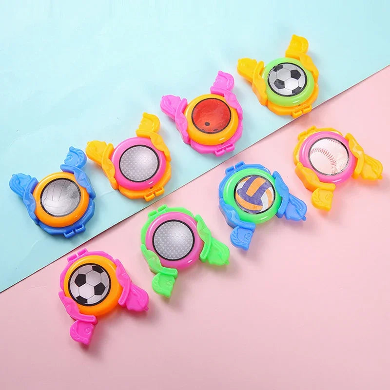 5/10pcs Mini Flying Saucer Handheld UFO Catapult Toy for Kids Birthday Party Favor Treat Guest Gifts School Board Game