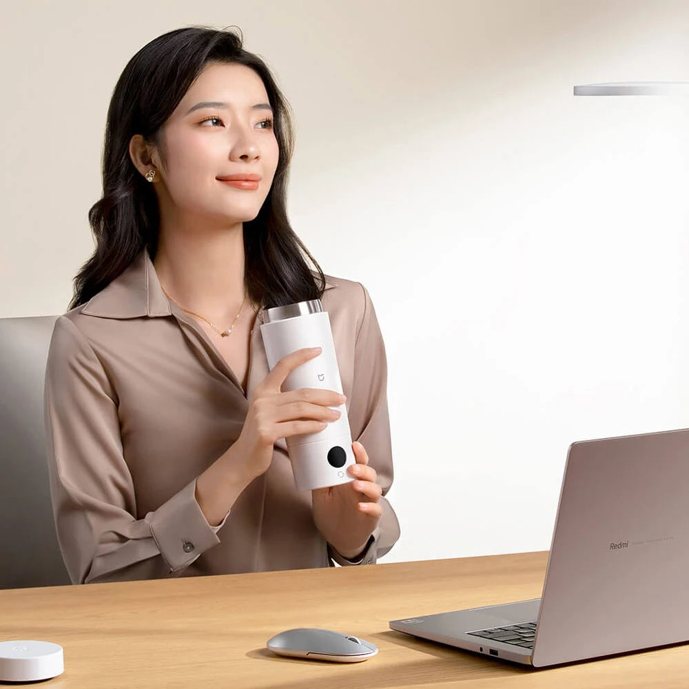 MIJIA Portable Electric Heating Cup 2: 350ml,6-Level Temp Control,12-Hour Keep Warm,316L Stainless Steel, Travel-Friendly Secondary image