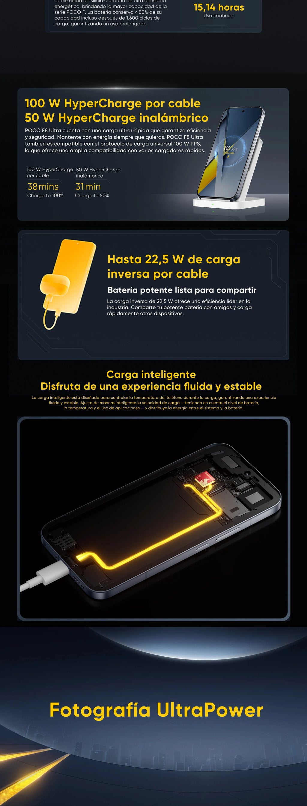 Global Version POCO F8 Ultra 5G Smartphone Snapdragon® 8 Elite Gen 5 6.9" Eye-care AMOLED Display 100W HyperCharge 6500mAh NFC I