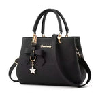 New Korean version trendy autumn and winter bow women's bag portable shoulder bag messenger bag killer bag mother bag large capa