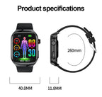 2026 New Nursing Grade Uric acid Blood lipids Smart Watch Men ECG+PPG Blood Pressure Heart Rate Bluetooth Call Health Smartwatch