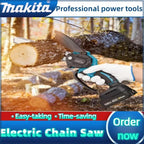 Makita 6 Inch Chain Saw Electric Saw 18V Handheld Portable Wood Logging Chain saw Garden Pruning Wood Power Tool