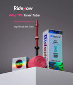 RideNow 700c Tpu Inner Tube 700Cx18-32C/32-47C Road Gravel Bike Plastic Valve & Removable Metal Valve Core External Thread Tube