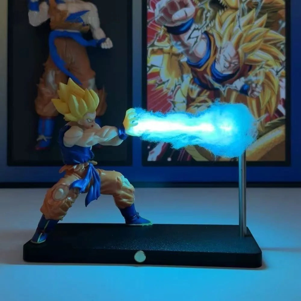 DRAGON BALL Son Goku Kamehameha night lamp desktop decoration model night anime surrounding children's toys birthday gift Main image