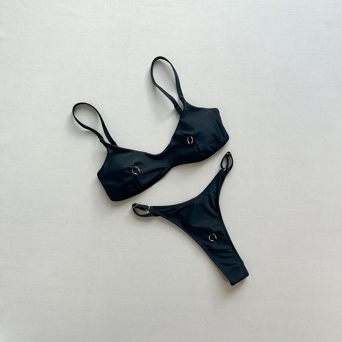 Push Up Bikinis 2025 Sexy Women Swimsuit Swimwear Female Bikini Set Black Biquini Bathing Suit Thong Swimming Suits Beachwear Secondary image
