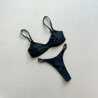 Push Up Bikinis 2025 Sexy Women Swimsuit Swimwear Female Bikini Set Black Biquini Bathing Suit Thong Swimming Suits Beachwear