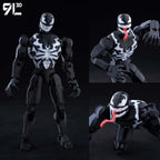 Venom Spider-Man Lucky13 Dummy13 Action Figures - 3D Printed T13 Multi-Jointed Shapeshift Mannequin Anime Collectible Toys