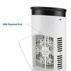 Desktop Air Conditioning Fan 300ML Water/Ice Cooling Fan 6 Speeds Small Air Conditioner Humidifier Cooler Fan With Ambient Light