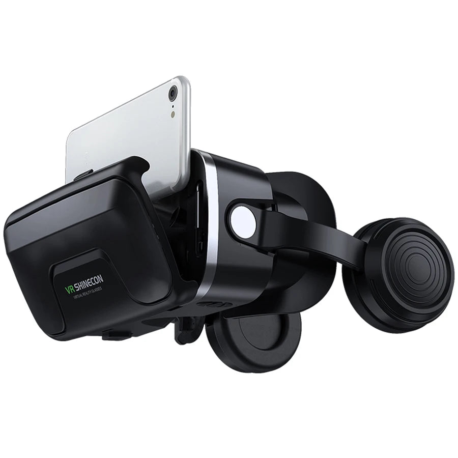 Shinecon VR Glasses 3D Headset Virtual Reality Device Helmet Goggles Lenses Mobile Smartphone Smart Phone Cell Realidade Viar VR