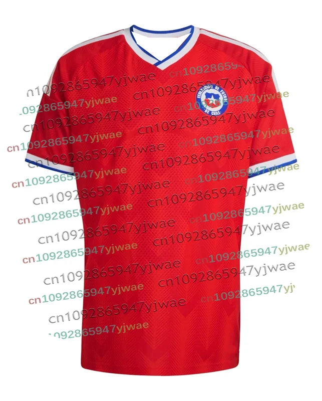 New Arrive Fashion Chile 2026 Away Kit Soccer Training T-shirt Men's Adults Quick Drying Breathable Football Jersey Fans T-shirt
