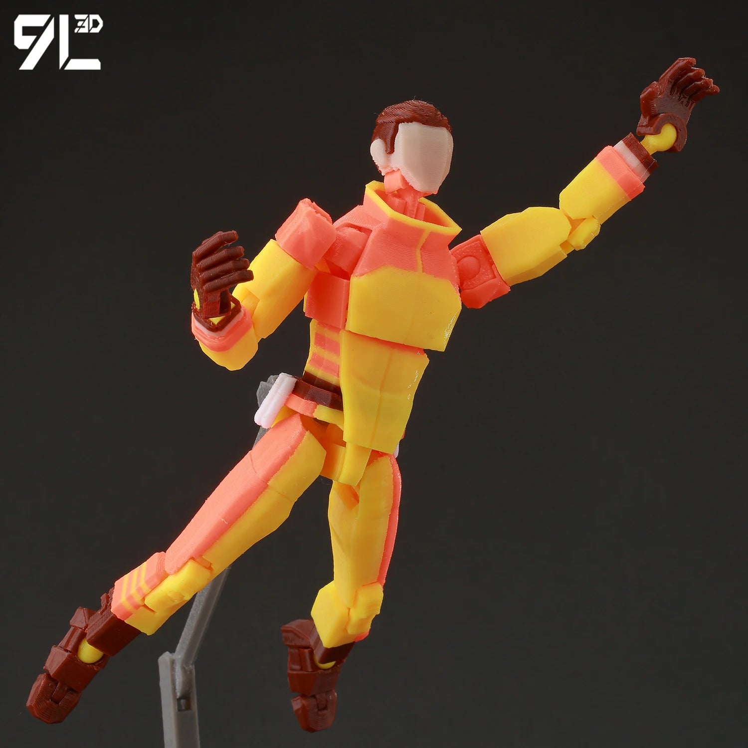 9L3D Superhero Team Invincible Boy Heroes Action Figure Lucky13 Dummy13 Multi-Colored T13 Multi-Jointed Collectible Toys Titan13