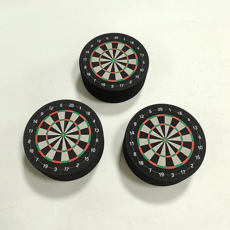 10cm Mini Dart Dock - EVA Foam Dart Holder & Base Station with Double Face Dartboard Design, Soft Stand for Home & Party Games