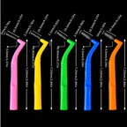 100pcs L-Shape Interdental Brush Wire Orthodontic Interdental Brush Orthodontic Toothbrush Soft Bristle Oral Care
