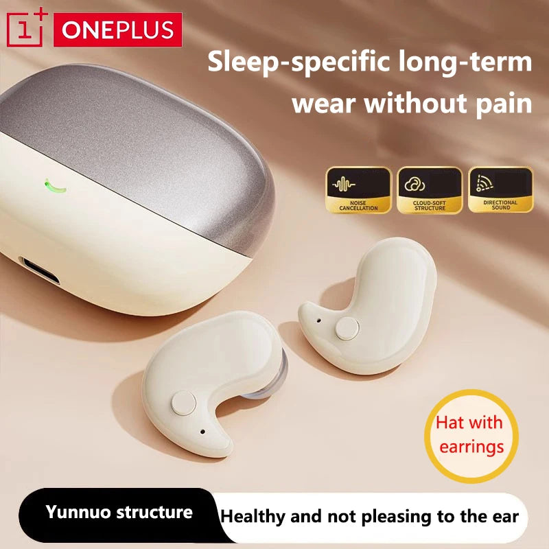  Oneplus Sleep Headphones Wireless Bluetooth Earphones Semi-in-ear Mini High-quality Sound Long Battery Life Office Travel Main image