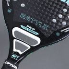 OPTUM BATTLE 12K Carbon Fiber Rough Surface Beach Tennis Racket With Cover Bag