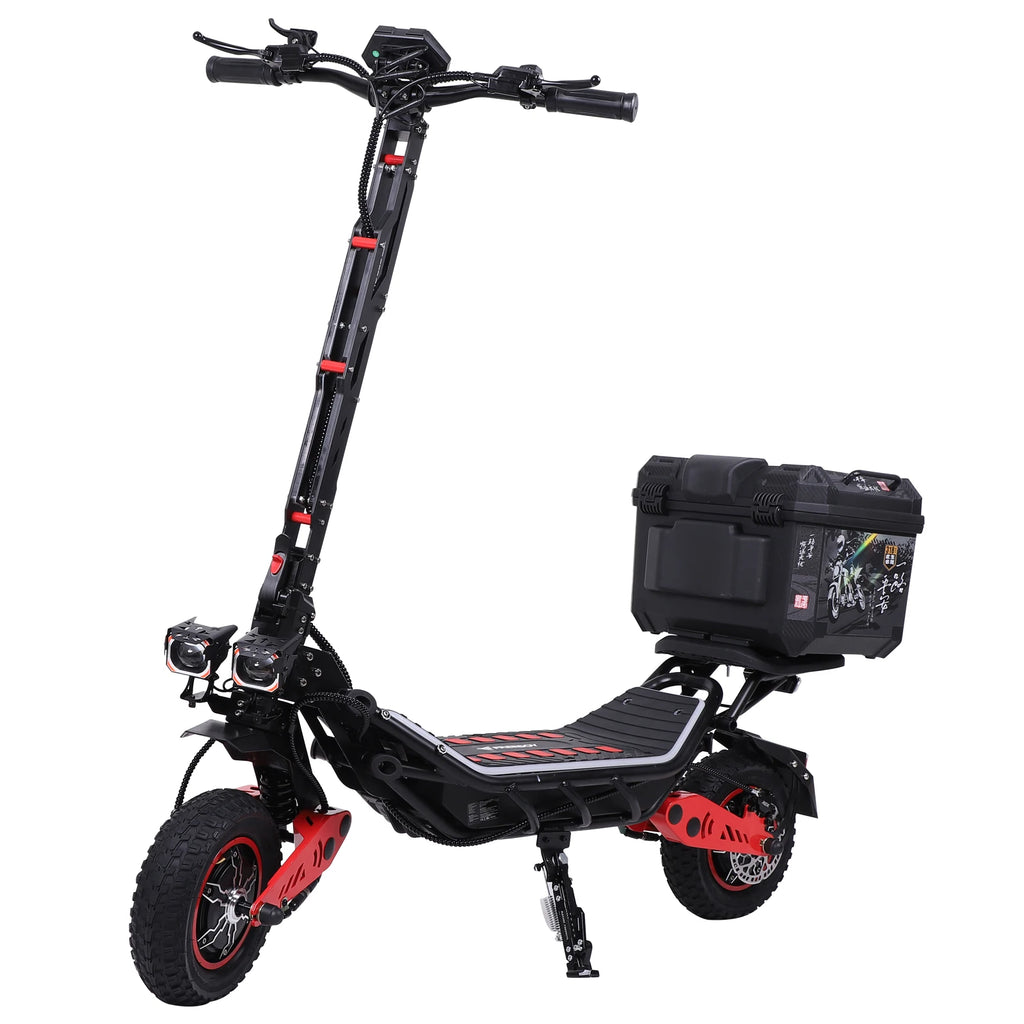 FREEBOY H10 E-Scooter Gift Toolbox 6000W Dual Motor 60V 28AH Battery Speed 75km/h 12" Tires Electric Scooter Hydraulic Braking