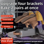 New 150W High Power Foldable Electric Shoe Dryer with Intelligent Timer Fast Drying Socks Glove Boot Heater Household Shoe Dryer