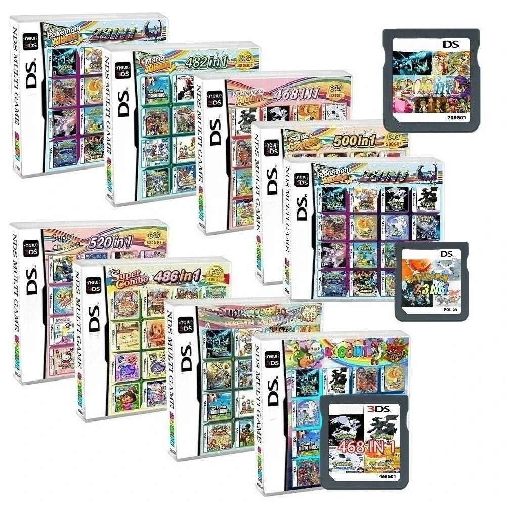 NDS Game Card 482in1 520in1 4300in1 500in1 468in1 Game Card Retro Game Collection  for 3DS, NDS Main image